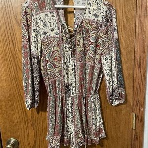 Printed romper from American eagle